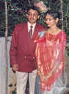 a photo of anu and madan at our reception.jpg (54055 bytes)